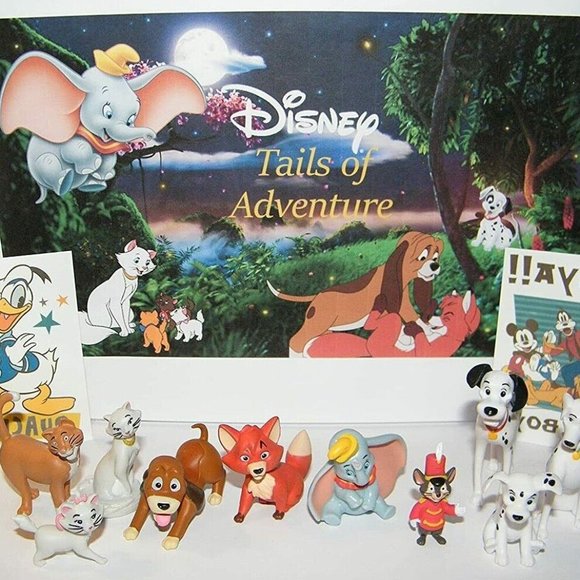 Disney Animal Friends Party Favor Set including Dumbo, Fox and Hound, and More! - Picture 1 of 7
